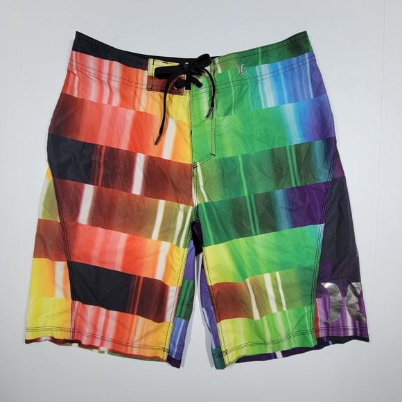 Hurley Men's Phantom Board Swim Short Size 30 Multi Color - Picture 1 of 9